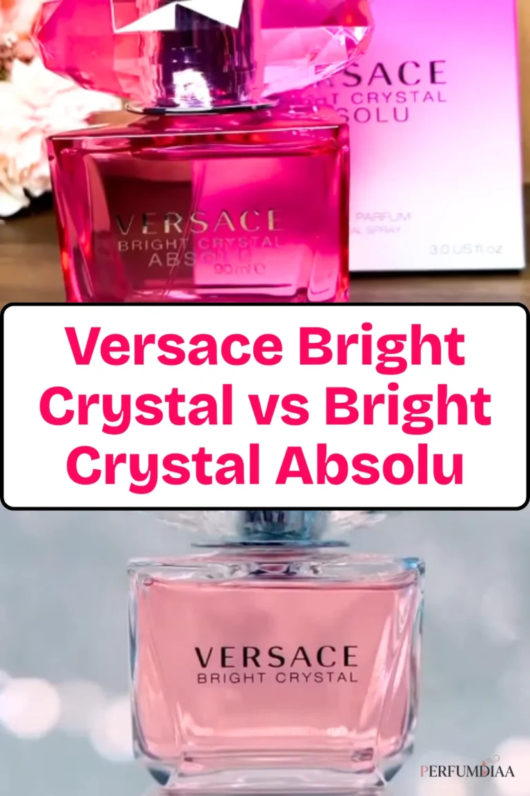 Versace Bright Crystal vs Bright Crystal Absolu